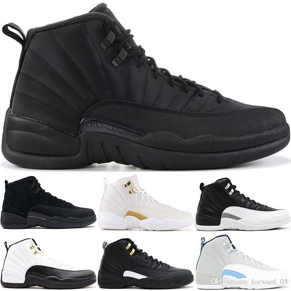 

12 12s basketball shoes for mens winter black wntr gym red flu game melo unc taxi the master men sports sneakers us 7-13