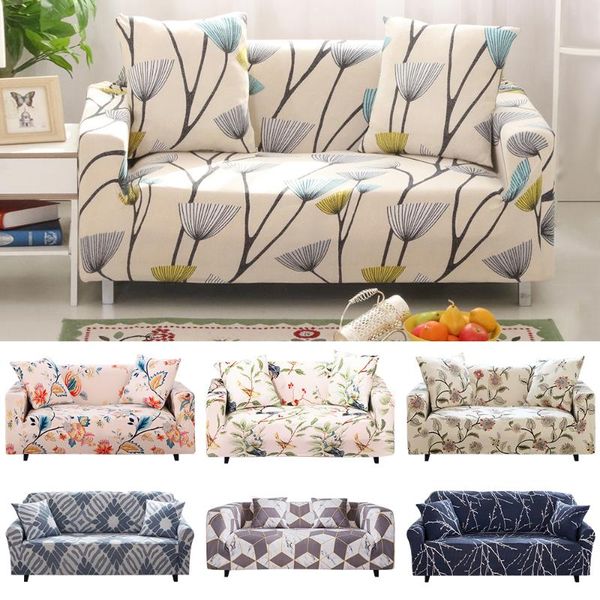 

floral printing sofa slipcovers stretch elastic sofa cover towel slip-resistant covers living room fully-wrapped
