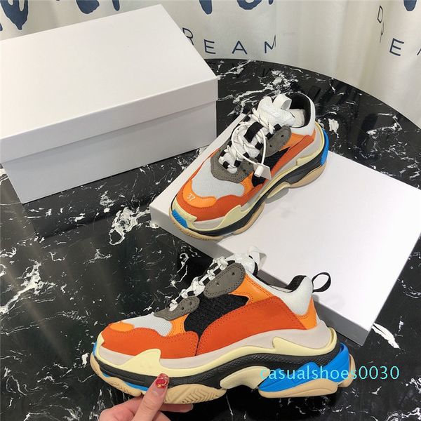 

дешевые роскошная мужчины повседневная обувь лучшие высокого качества женская мода кроссовки скорость тренеры платформы обувь c30, Black