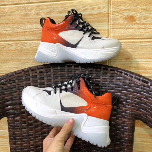 

run away pulse sneaker designer mens women casual shoes retro low lace-up flat sneaker luxury leather canvas shoes with box s04, Black