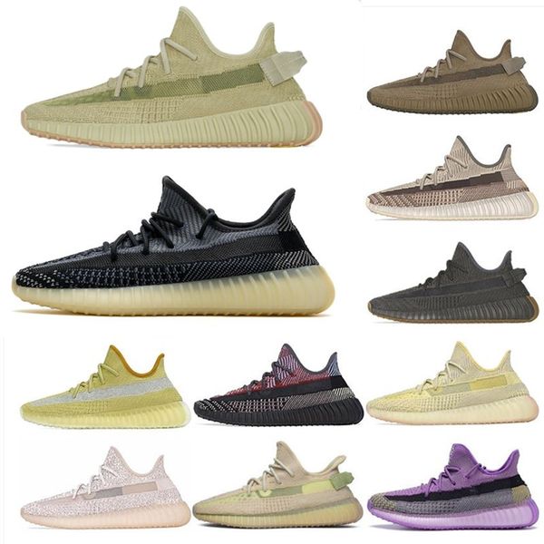 

pk version v2 kanye west asriel sulfur running shoes linen cinder tail light desert sage israfil oreo men women designer sneakers trainers