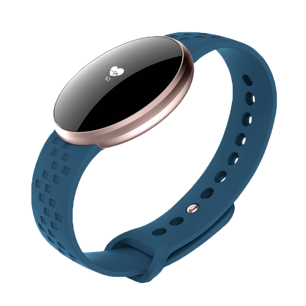 

karuno b16 vrouwen fitness smart horloge sleep monitoring ip67 waterdichte vrouw horloge voor ios android remote camera relogio, Slivery;brown