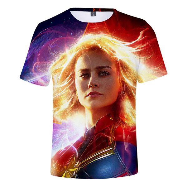 

new film 3d number print leisure time easy short sleeve, Black