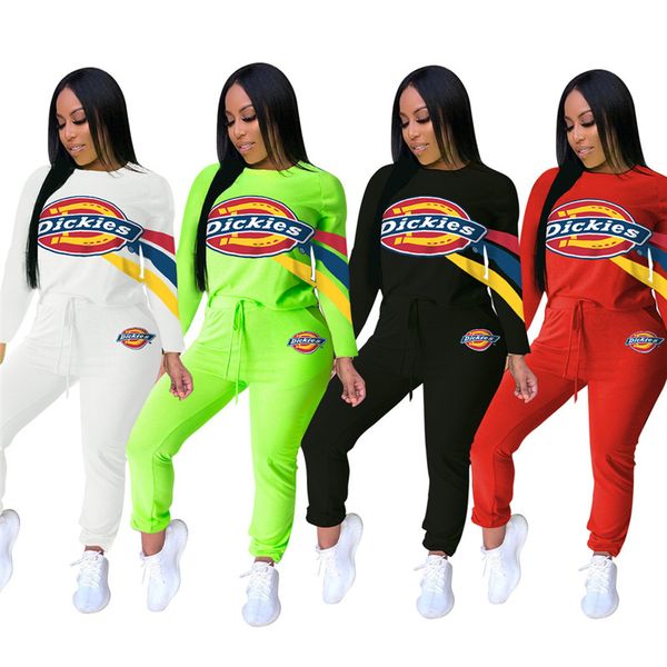 

Women de igner outfit hoodie legging 2 piece et port uit letter print hirt tight track uit fall clothing pullover uit 1369, Gray