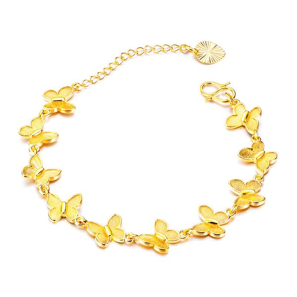

fashion jewelry exquisite butterfly dancing dance bracelet trendy jewelry anniversary birthday gift factory direct, Golden;silver