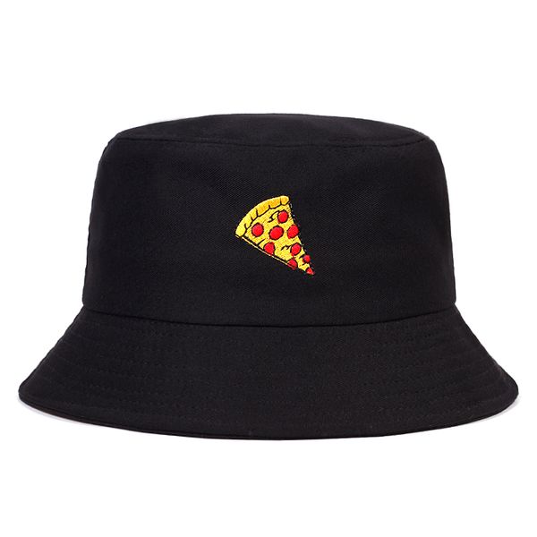 

2020 new pizza printed fisherman hat fashion summer shade sunscreen bucket hats wild casual cap hip hop basin caps