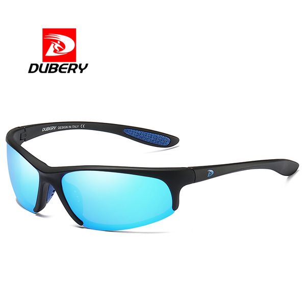 

dubery square sunglasses men polarized driving sport sun glasses uv400 protection fashion for men women polaroid mirror lens, White;black