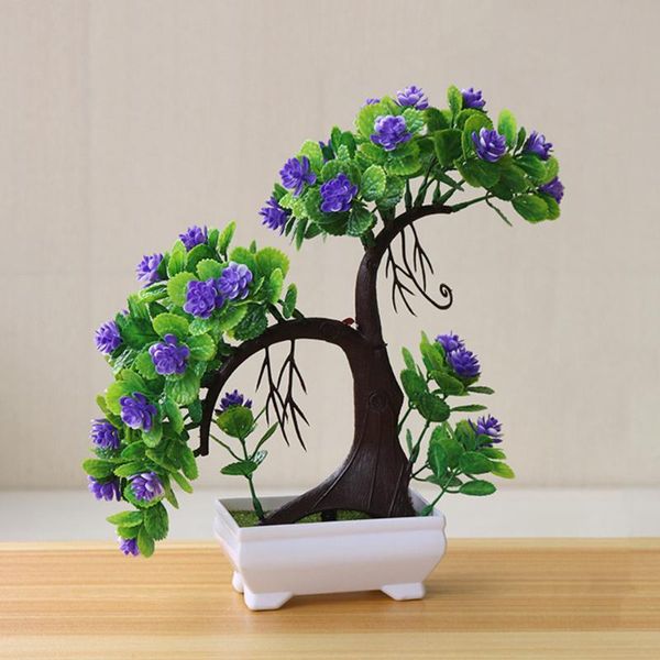 

bonsai potted display artificial plants party supplies office deskhome wedding small tree garden l fake flower ornaments