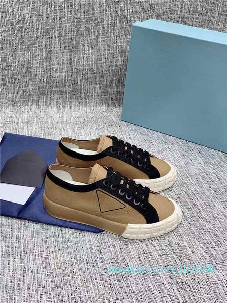 

classic women canvas shoes with rubber sole, light weight casual canvas low-plimsolls sneakers with box s6, Black
