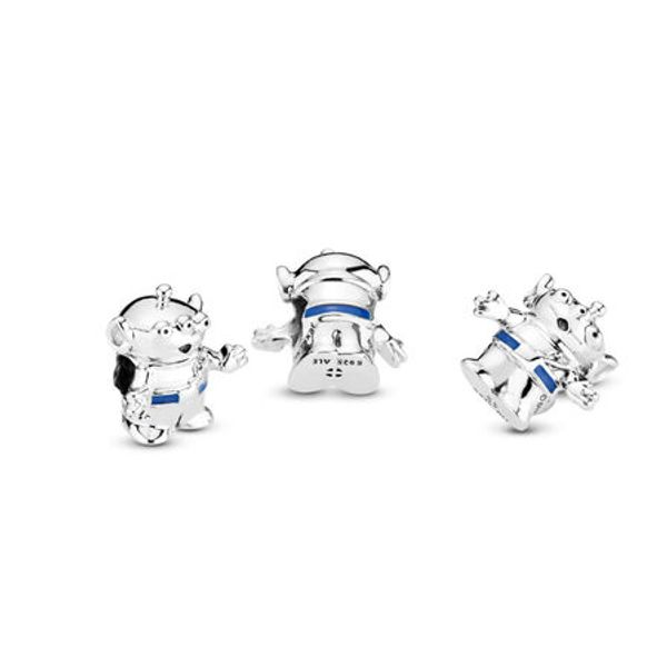 Andy Jewel 925 Sterling Silber Perlen DSN Toy Alien Charm passend für europäische Pandora-Schmuckarmbänder und Halsketten 798045EN822833