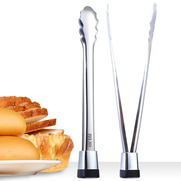 

roasted lengthen stainless steel clip bbq grill clip lifter carbon folder tongs