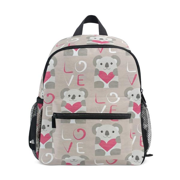 

alaza 2019 new schoolbag backpack fashion bear printing women's small for girls kids ladie mini backpacks cute lightweight bags