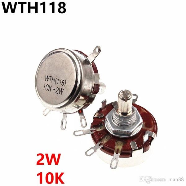 

wth118 2w 10k single turn carbon film potentiometer