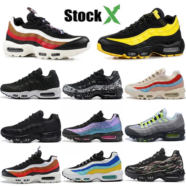 

wholesale 2020 og 95 mens running shoes splatter brand fashion plant color triple black white throwback future off women sneakers, White;red