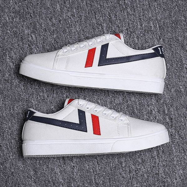 

flash men women casual shoes fashion canvas shoes red white black walking outdoor flat shoes size 36-44