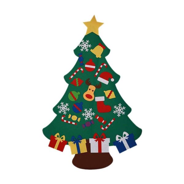 

felt christmas tree calendar christmas countdown calendar pendant decoration children diy tree