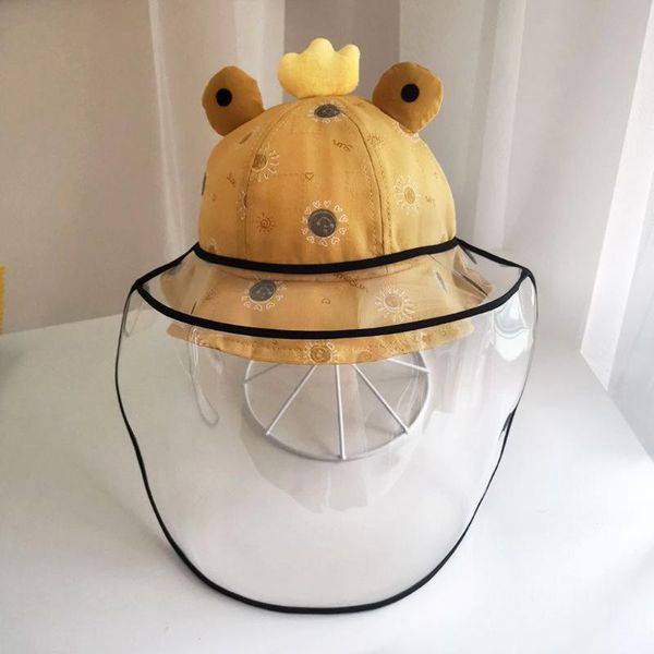 

baby hat anti fog kids dust cover full face children's cap protective mask hat anti-spreading droplets fisherman cap