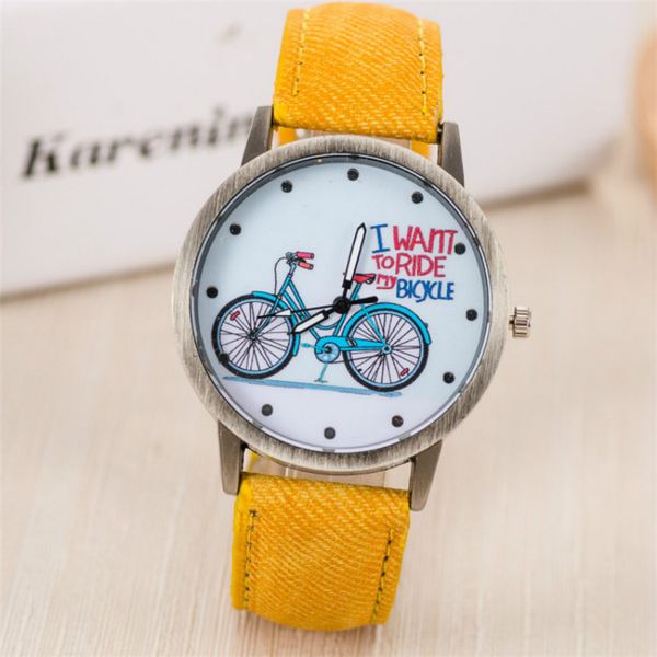 

women watches canvas watchband quartz wristwatch fashion personality bronze header children watch cute student gifts reloj, Slivery;brown