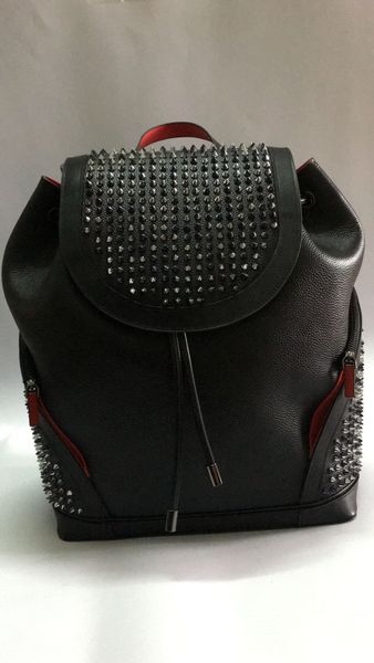 

2019 любителей моды дизайнер мужчины женщины рюкзаки покрывают натуральной кожи верхние известные заклепок сумки