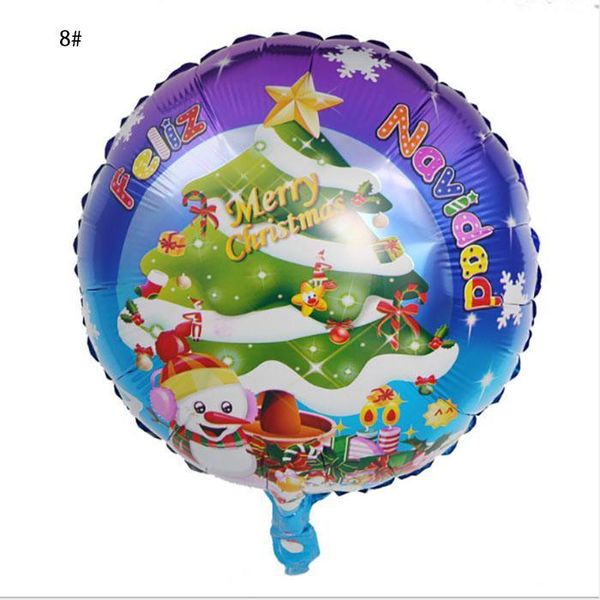 

christmas aluminum spherica balloon santa claus snowman latex balloons aluminum foil balloon package l mall school christmas decorations