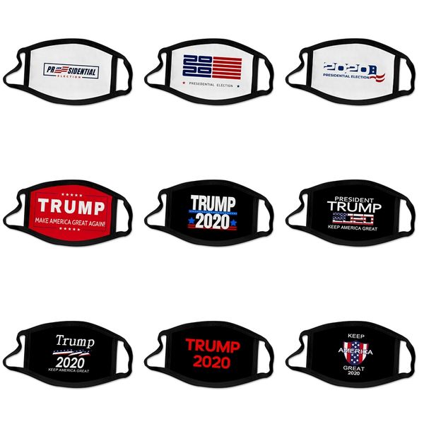 

stock diy protective ice silk cotton face mask mascherine camouflage strawberry print anti dust pm2.5 breathable mouth designer trump fac #3