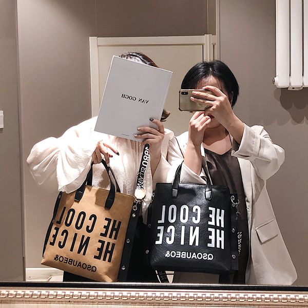 

women new trend 2019 korean style version baitao fashion handbags broadband single shoulder slant crossbody bag casual tote bags