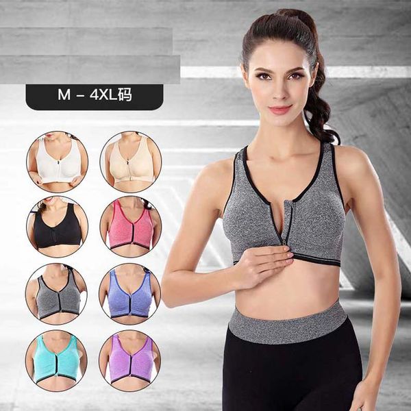 

beautiful backlight gather together sport bra women zipper stretch sport bra yoga essential crop vest padded race back yoga, Red;black