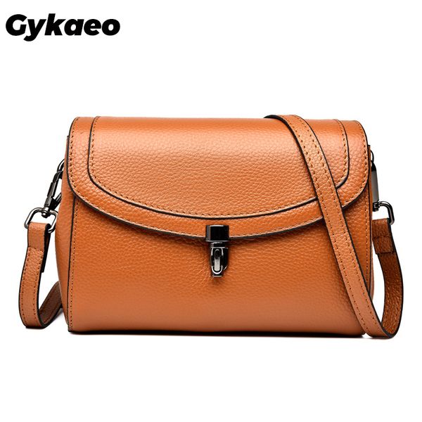 

gykaeo luxury handbags women bags designer genuine leather small shoulder bag ladies cowhide fashion messenger bags sac a main