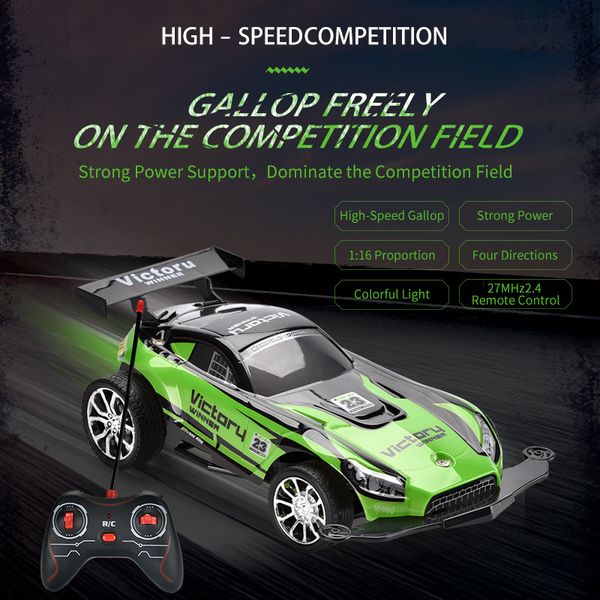 

children toys 1:16 rc racing car cool remote control racing car high speed 4wd kid gift 01