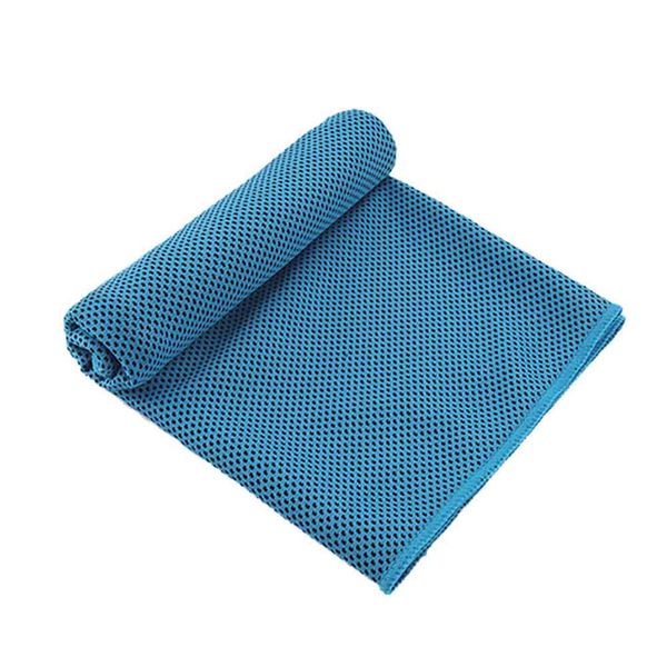 

new ice cold instant cooling towel running jogging gym chilly pad sports yoga xd88, White;black