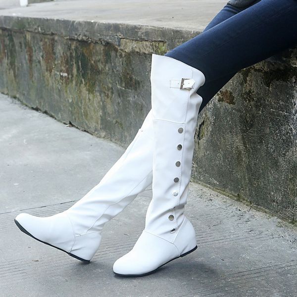 

heflashor 2019 new shoes women boots black over the knee boots female autumn winter lady thigh high size 35-43