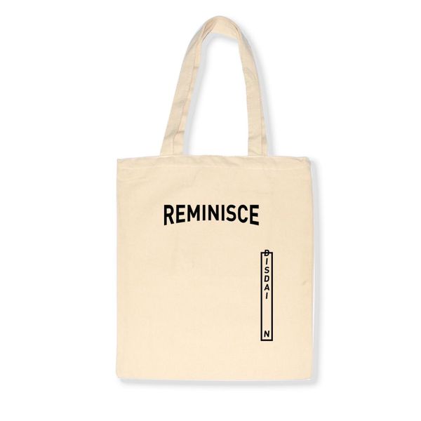 

minimalist creative letter print reusable shopping bag canvas bag tote daily use recycle large capacity shoulder eco