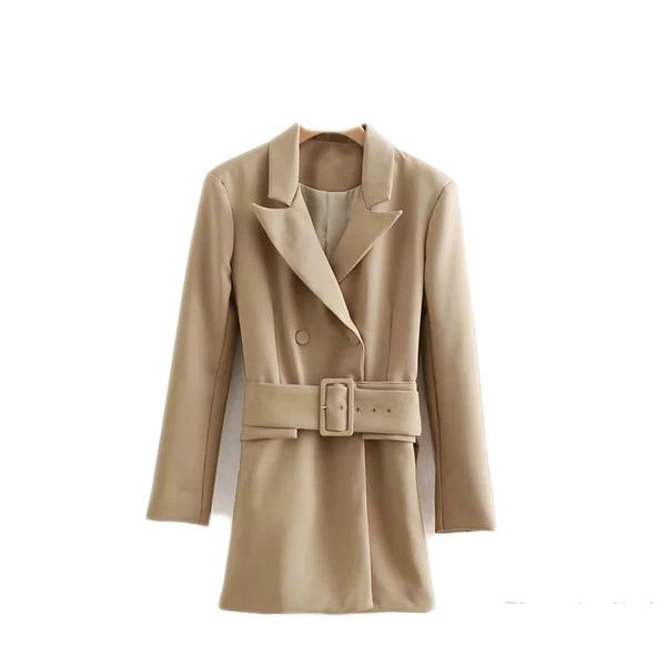 

camel casual office lady solid coat autumn fashion workwear women coats outerwear women khaki casual spring autumn jacket, Black;brown