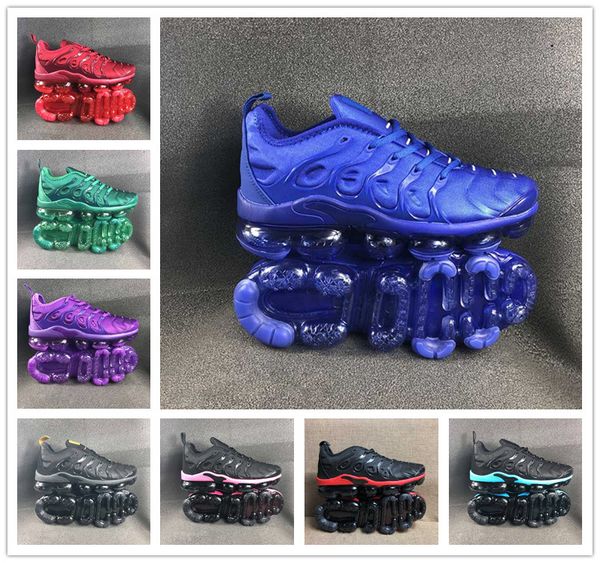 

new release tn plus men women designer running shoes cool grey purple black green blue men ladies cushion trainer sport sneakers