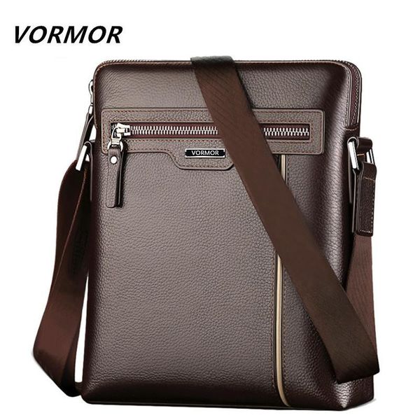 

vormor famous brand men casual business leather mens messenger fashion men's crossbody bag bolsas male