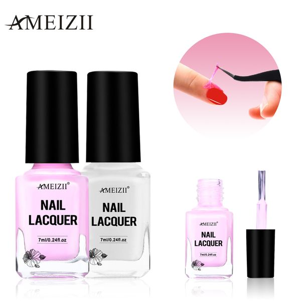 

ameizii peel off liquid tape protective base coat nail polish manicure protected easy clean fast finger skin gel nail care