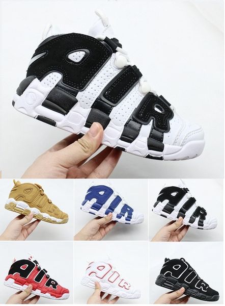 

designer-original 96 qs olympic varsity maroon more kids mens women running shoes 3m scottie pippen uptempo chicago trainers airs sneakers, Black