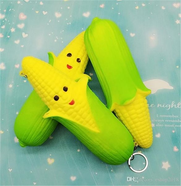 

cute 18cm jumbo corn anti-strss squishies easter gift squishy toy slow rising phone straps squishy gift kawaii soft