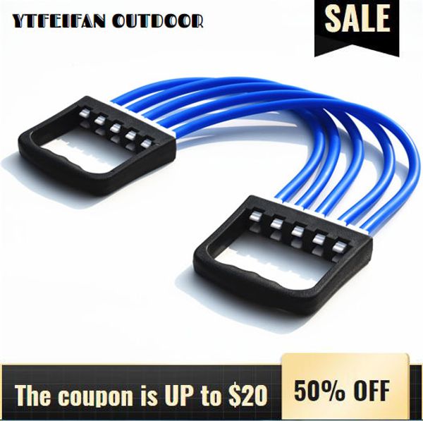 

five-tube adjustable puller multifunctional latex removable child chest expander arm force sports trends fitness body