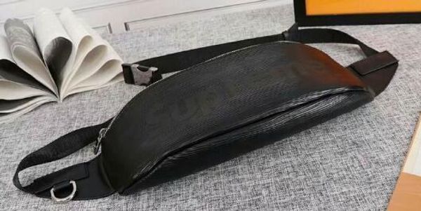 

wholesale fashion designer logo 54319 real leather seven colours man and woman waist bag lady cross body bag on paris clutch shoulder bag