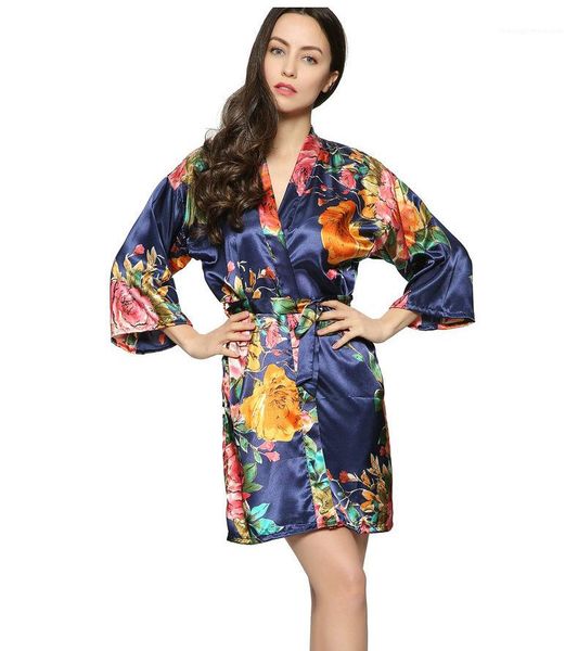 

bandage sleepwear robes females fashion v neck underwear womens vintage florol print sleep dress summer designer, Black;red