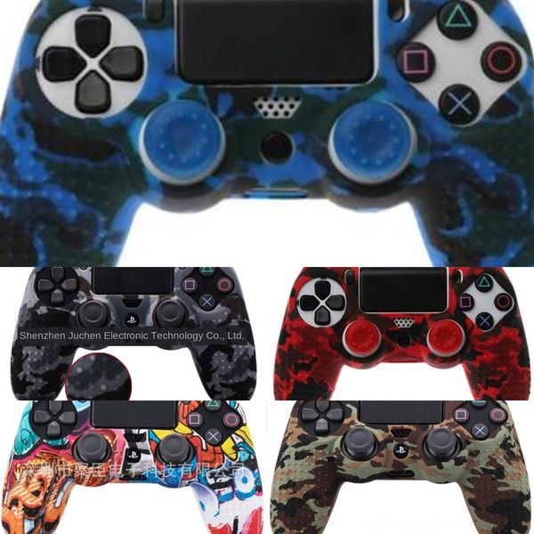 

exka3 для силиконовой резины контроллер крышки кожи протектора камуфляж ps4 чехол