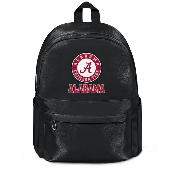 Men Women High Quality Nylon Backpack Alabama Crimson Tide Football Logo Adjustable Fashion Travel Daypack Bookbag School Bags Designer Handbags From