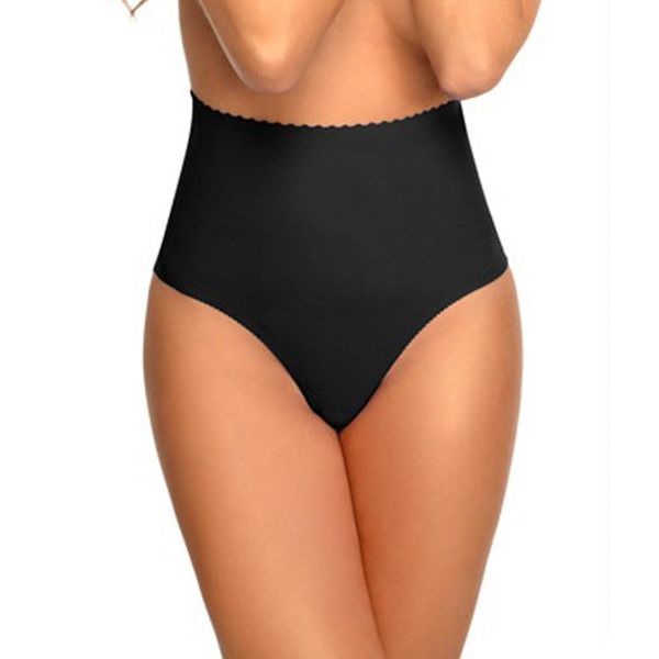 

miss moly women's high waist cincher girdle tummy control body shaper slimmer thong panty shapewear waist trainer corset, Black;white