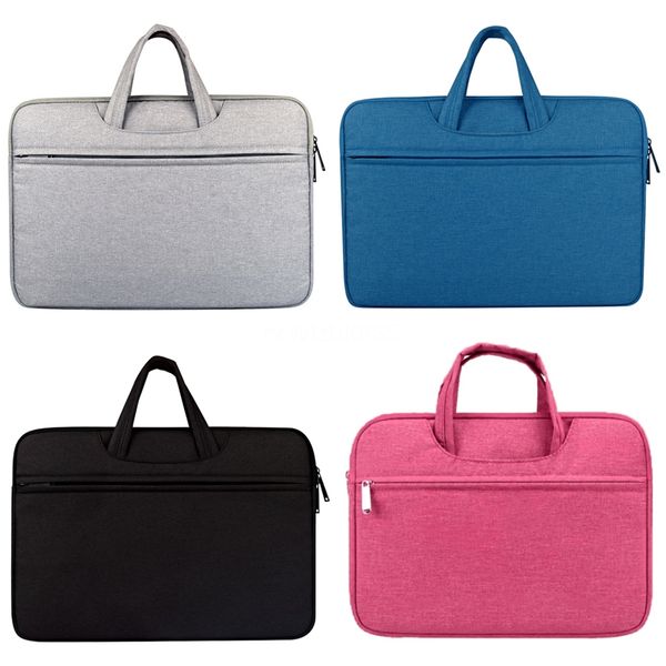 

15 11 13 15.6 14 inch lapbag computer sleeve case handbags dual zipper shockproof er for lapmacbook air pro retina #688