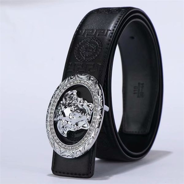 

fashion leather men's design belt 2020 latest style high brand belt no box