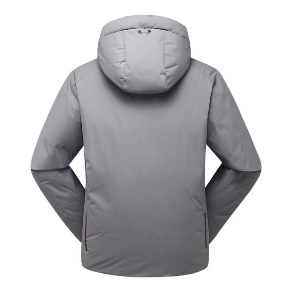 

ua classic brand mens jackets fashion letter printing down jackets hooded outdoor sport comfortable wild winter coats selling, Black