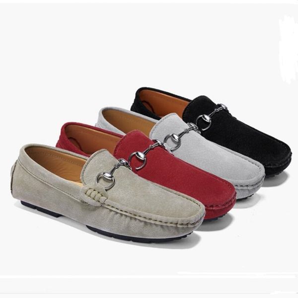 

2020 Новая обувь из кожи мускусного оленя, мужская кожаная повседневная обувь, модн