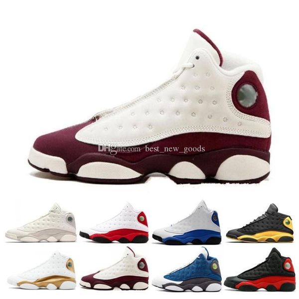 

13 new 13s mens basketball shoes phantom chicago black cat bred pure money navy wheat hyper dmp he got game sports sneakers