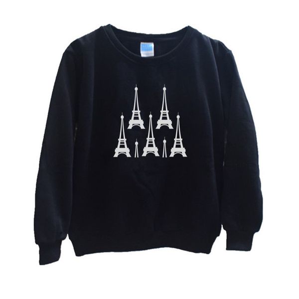 

sweatshirt ladies casual long-sleeved sweatshirt autumn and winter cotton polyester clothing personalized clothing custom, Black